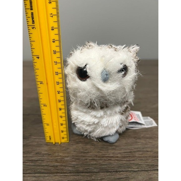 Fiesta Toys White‎ Snowy Owl Plush  4.5" - Picture 4 of 4
